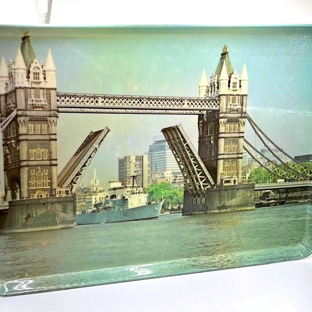 😎LAST CHANCE! $5/OR OFFERS CONSIDERED!💋Holbrook Melamine Tray-Made in Italy 80’s